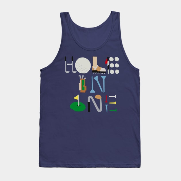 Hole in One Tank Top by zsonn